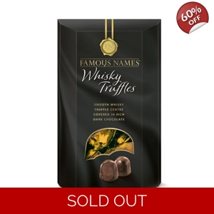 Elizabeth Shaw Famous Names Whisky Truffles Box - 175g